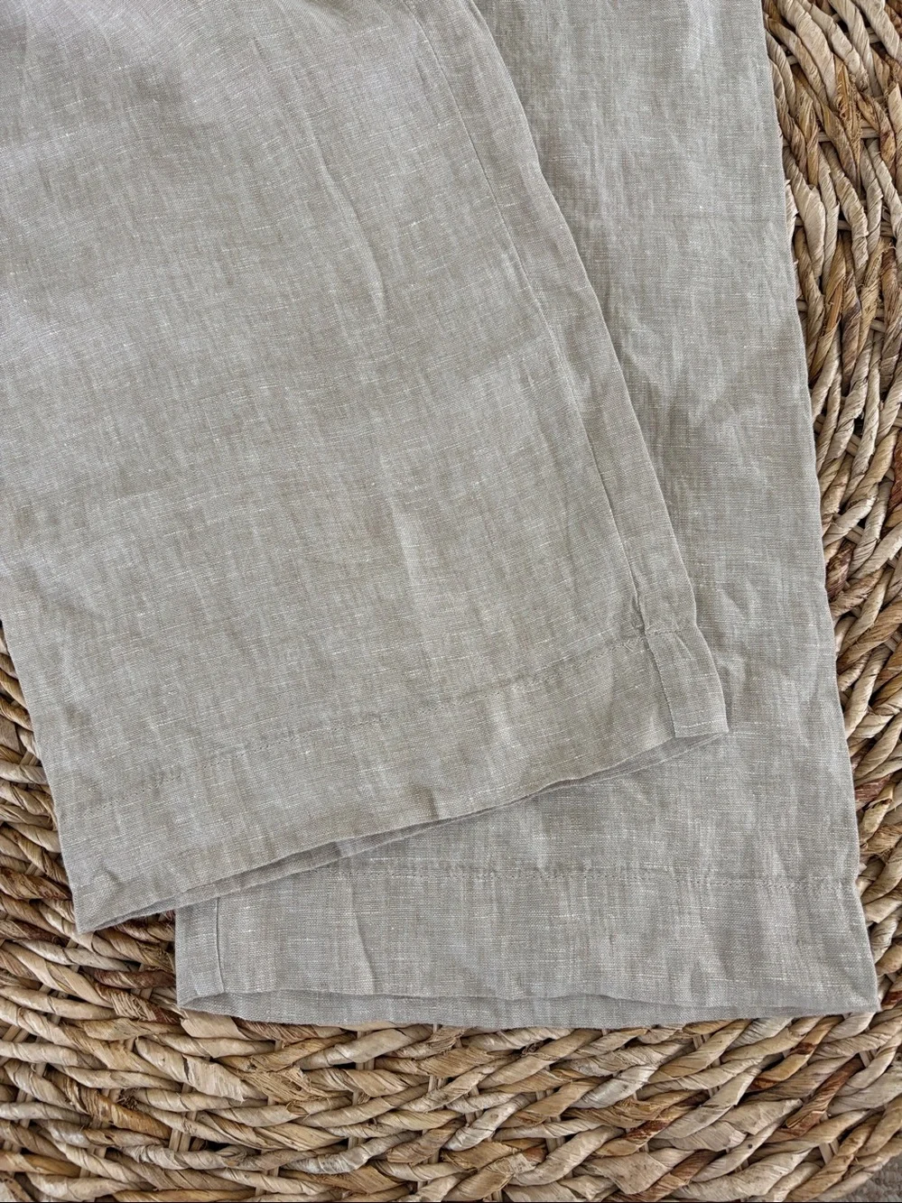 Quince NWT European Linen Patch Pocket Wide Leg Pant